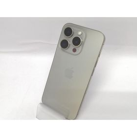 【中古】Apple docomo 【SIMフリー】 iPhone 15 Pro 256GB ナチュラルチタニウム MTUF3J/A【川越クレアモール】保証期間１ヶ月【ランクA】