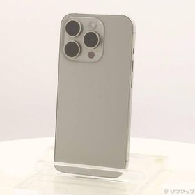 〔中古〕Apple(アップル) iPhone15 Pro 256GB ナチュラルチタニウム MTUF3J／A SIMフリー〔258-ud〕