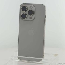 〔中古〕Apple(アップル) iPhone15 Pro 256GB ナチュラルチタニウム MTUF3J／A SIMフリー〔297-ud〕