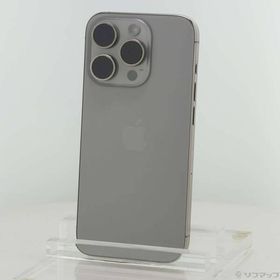 〔中古〕Apple(アップル) iPhone15 Pro 256GB ナチュラルチタニウム MTUF3J／A SIMフリー〔297-ud〕