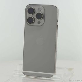 〔中古〕Apple(アップル) iPhone15 Pro 256GB ナチュラルチタニウム MTUF3J／A SIMフリー〔297-ud〕