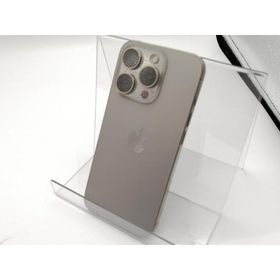 【中古】Apple docomo 【SIMフリー】 iPhone 15 Pro 256GB ナチュラルチタニウム MTUF3J/A【錦糸町北口】保証期間１ヶ月【ランクA】