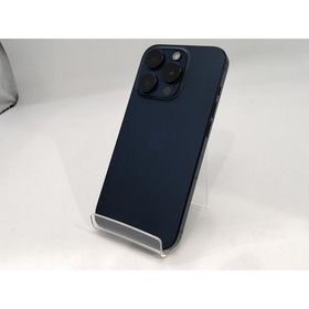 【中古】Apple SoftBank 【SIMフリー】 iPhone 15 Pro 256GB ブルーチタニウム MTUG3J/A【浜松駅前】保証期間１ヶ月【ランクC】