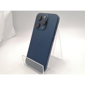 【中古】Apple 国内版 【SIMフリー】 iPhone 15 Pro 256GB ブルーチタニウム MTUG3J/A【ECセンター】保証期間１ヶ月【ランクA】
