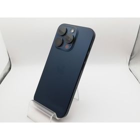 【中古】Apple 国内版 【SIMフリー】 iPhone 15 Pro 256GB ブルーチタニウム MTUG3J/A【新宿】保証期間１ヶ月【ランクA】