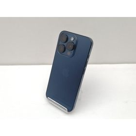 【中古】Apple au 【SIMフリー】 iPhone 15 Pro 256GB ブルーチタニウム MTUG3J/A【仙台イービーンズ】保証期間１ヶ月【ランクA】