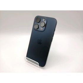 【中古】Apple 国内版 【SIMフリー】 iPhone 15 Pro 256GB ブルーチタニウム MTUG3J/A【スマーク伊勢崎】保証期間１ヶ月【ランクA】