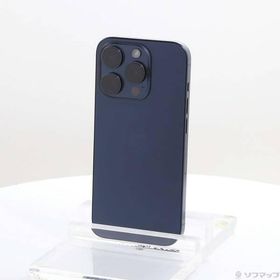 〔中古〕Apple(アップル) iPhone15 Pro 256GB ブルーチタニウム MTUG3J／A SIMフリー〔258-ud〕