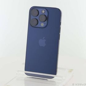 〔中古〕Apple(アップル) iPhone15 Pro 256GB ブルーチタニウム MTUG3J／A SIMフリー〔348-ud〕