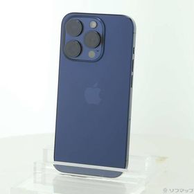 〔中古〕Apple(アップル) iPhone15 Pro 256GB ブルーチタニウム MTUG3J／A SIMフリー〔269-ud〕