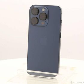 〔中古〕Apple(アップル) iPhone15 Pro 256GB ブルーチタニウム MTUG3J／A SIMフリー〔276-ud〕