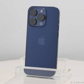 〔中古〕Apple(アップル) iPhone15 Pro 256GB ブルーチタニウム MTUG3J／A SIMフリー〔305-ud〕