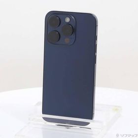 〔中古〕Apple(アップル) iPhone15 Pro 256GB ブルーチタニウム MTUG3J／A SIMフリー〔276-ud〕