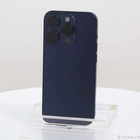 〔中古〕Apple(アップル) iPhone15 Pro 256GB ブルーチタニウム MTUG3J／A SIMフリー〔368-ud〕