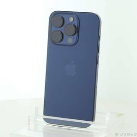 〔中古〕Apple(アップル) iPhone15 Pro 256GB ブルーチタニウム MTUG3J／A SIMフリー〔198-ud〕