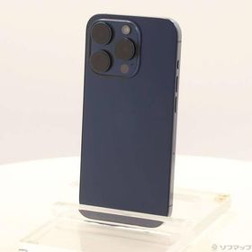 〔中古〕Apple(アップル) iPhone15 Pro 256GB ブルーチタニウム MTUG3J／A SIMフリー〔305-ud〕