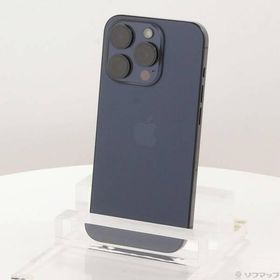 〔中古〕Apple(アップル) iPhone15 Pro 256GB ブルーチタニウム MTUG3J／A SIMフリー〔196-ud〕