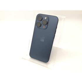 【中古】Apple 国内版 【SIMフリー】 iPhone 15 Pro 256GB ブルーチタニウム MTUG3J/A【秋葉4号】保証期間１ヶ月【ランクA】