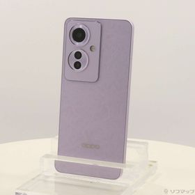 (中古)ワイモバイル OPPO Reno11 A 128GB コーラルパープル Y!mobile SIMフリー(258-ud)