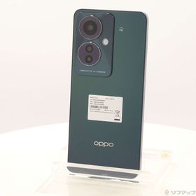 (中古)OPPO OPPO Reno11 A 128GB ダークグリーン YMOPRENO11A Y!mobile SIMフリー(198-ud)