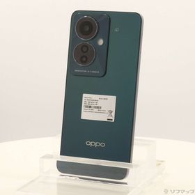 (中古)OPPO OPPO Reno11 A 128GB ダークグリーン YMOPRENO11A Y!mobile SIMフリー(368-ud)