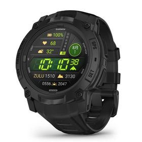 ガーミン GARMIN スマートウォッチ Instinct 3 Tactical AMOLED 50mmサイズ Black 010-03020-80【Android/iOS対応】【Suica機能搭載】【日本正規品】