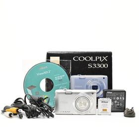 ＜難有品・ジャンク品＞ Nikon デジタルカメラ COOLPIX (クールピクス) S3300 クリスタルシルバー S3300SL