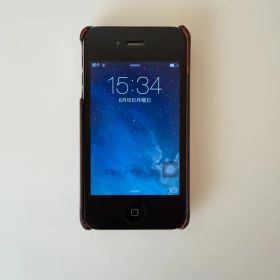 iPhone4 ブラック 32GB 付属品多数 SENA本革ケース付