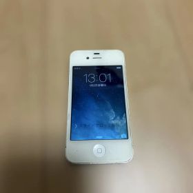 ジャンク品）Apple iPhone 4 本体 ホワイト