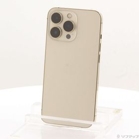 (中古)Apple iPhone13 Pro 256GB ゴールド NLUQ3J/A SIMフリー(269-ud)