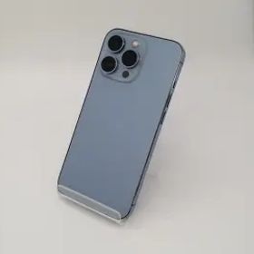 【中古】Apple docomo 【SIMフリー】 iPhone 13 Pro 256GB シエラブルー MLUU3J/A【なんば】保証期間１ヶ月【ランクC】