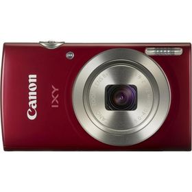 【中古 動作確認済】 Canon デジタルカメラ IXY 180 レッド 光学8倍ズーム IXY180RE