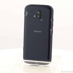 〔中古〕FCNT らくらくスマートフォン 64GB ネイビー F-52B docomo SIMフリー〔262-ud〕