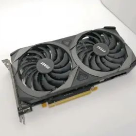 【中古】MSI GeForce RTX 3060 VENTUS 2X 12G OC RTX3060/12GB(GDDR6)/PCI-E【秋葉2号】保証期間１週間