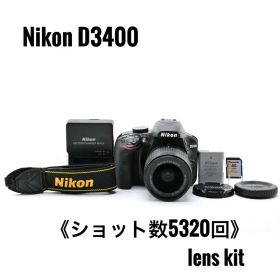 美品 ニコン Nikon D3400 レンズキット デジタル一眼レフカメラ