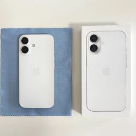 極美品 iPhone 16 ホワイト 128GB SIMフリー バッテリー87％