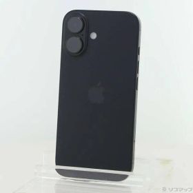 ソフマップ 〔中古品〕 iPhone16 128GB ブラック MYDQ3J／A SIMフリー【371】
