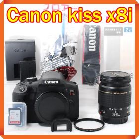 Canon EOS kiss x8i 一眼レフカメラ スマホ転送 シングルレンズ