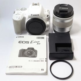 Canon EOS Kiss X9 18-55mm 1:4-5.6 IS STM ホワイト 動作確認済み 充電器付属 デジタル一眼カメラ デジイチ デジカメ