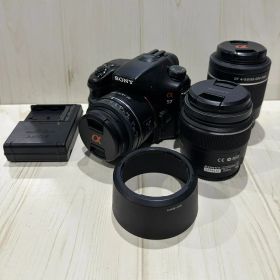 【美品】 SONY α57 本体 レンズ2本付き デジタル一眼レフ