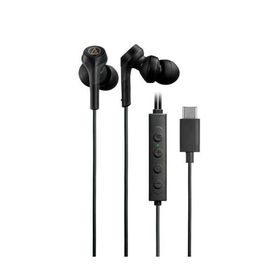 オーディオテクニカ(audio-technica) ATH-CKS330NCBK ブラック USB Type-C用有線イヤホン ノイズキャンセリング搭載