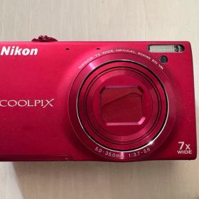 『ジャンク品』Nikon COOLPIX S6100 レッド 本体