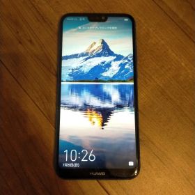 HUAWEI p20 lite スマホ本体 ブルー SIMフリー 32GB