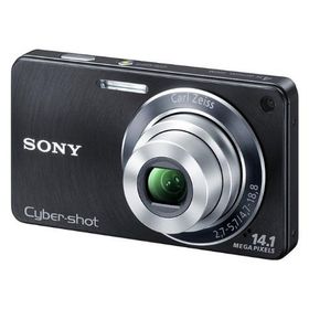 ソニー SONY デジタルカメラ Cybershot W350 ブラック DSC-W350/B(中古品)