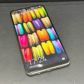 【N】HUAWEI P30 lite ホワイト アンドロイド スマホ SB○