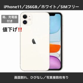 値下げ‼️【箱充電器付き】iPhone11 本体 (写真複数枚有り)