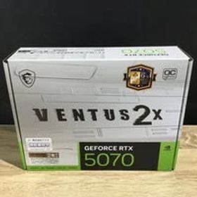 中古 MSI GeForce RTX 5070 12G VENTUS 2X OC WHITE 4560001694 状態： B:良品