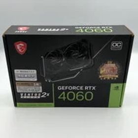 中古 MSI GeForce RTX 4060 VENTUS 2X BLACK 8G OC (RTX4060 8GB) 158792 状態： C:並品