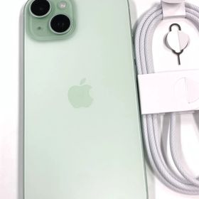 ほぼ未使用 バッテリー100%SIMフリー iPhone15 128GB グリーン