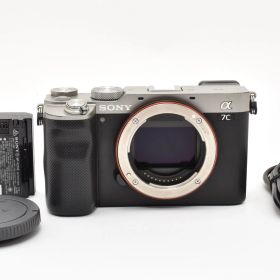 【返品保証】★良品★ソニー SONY α7C ボディ ILCE-7C シルバー★ L913#7737